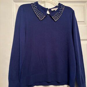 loft  jeweled sweater